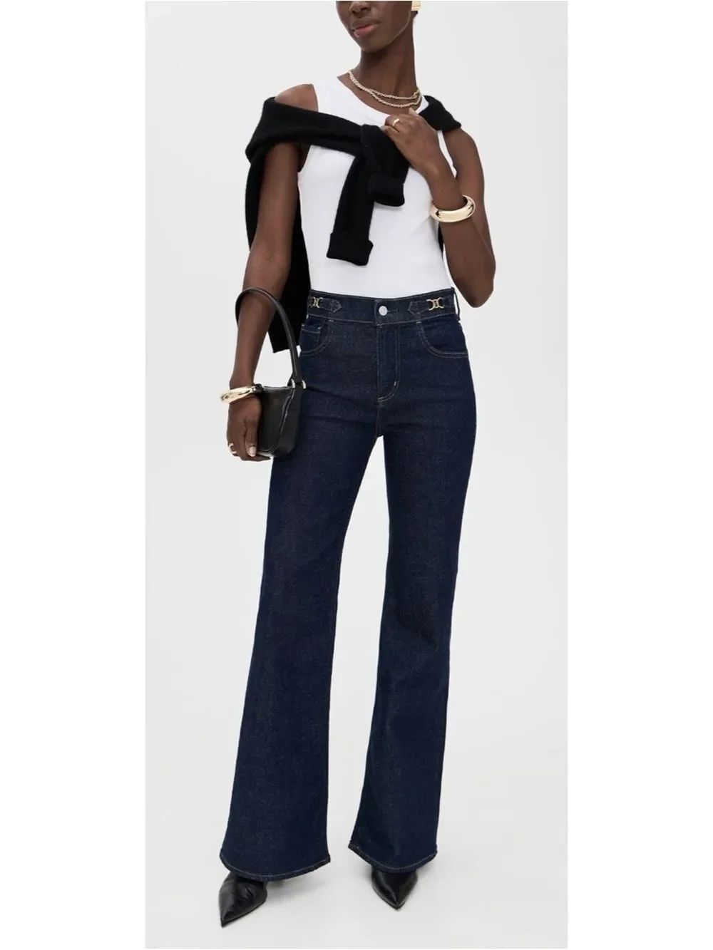 CITIZENS OF HUMANITY
Kimberly High-Rise Flared Jeans in Dark Indigo Size 25